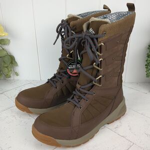 Columbia Women's Meadows Omni-Heat 3D Mid Calf Boot Size 9 Brown & Blue Winter